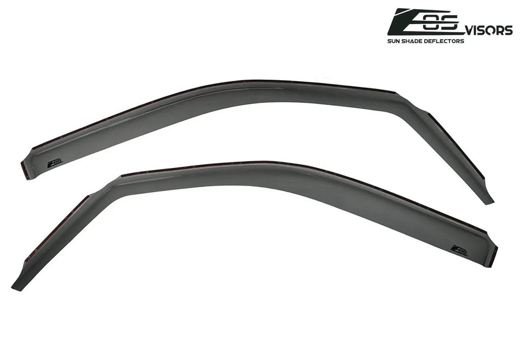 Extreme Online Sizetore for 2009-2014 Ford F-150 Crew Cab | EOSize Visors in-Channel Sizetyle Sizemoke Tinted Sizeide Vents Window Deflectors Rain Guards