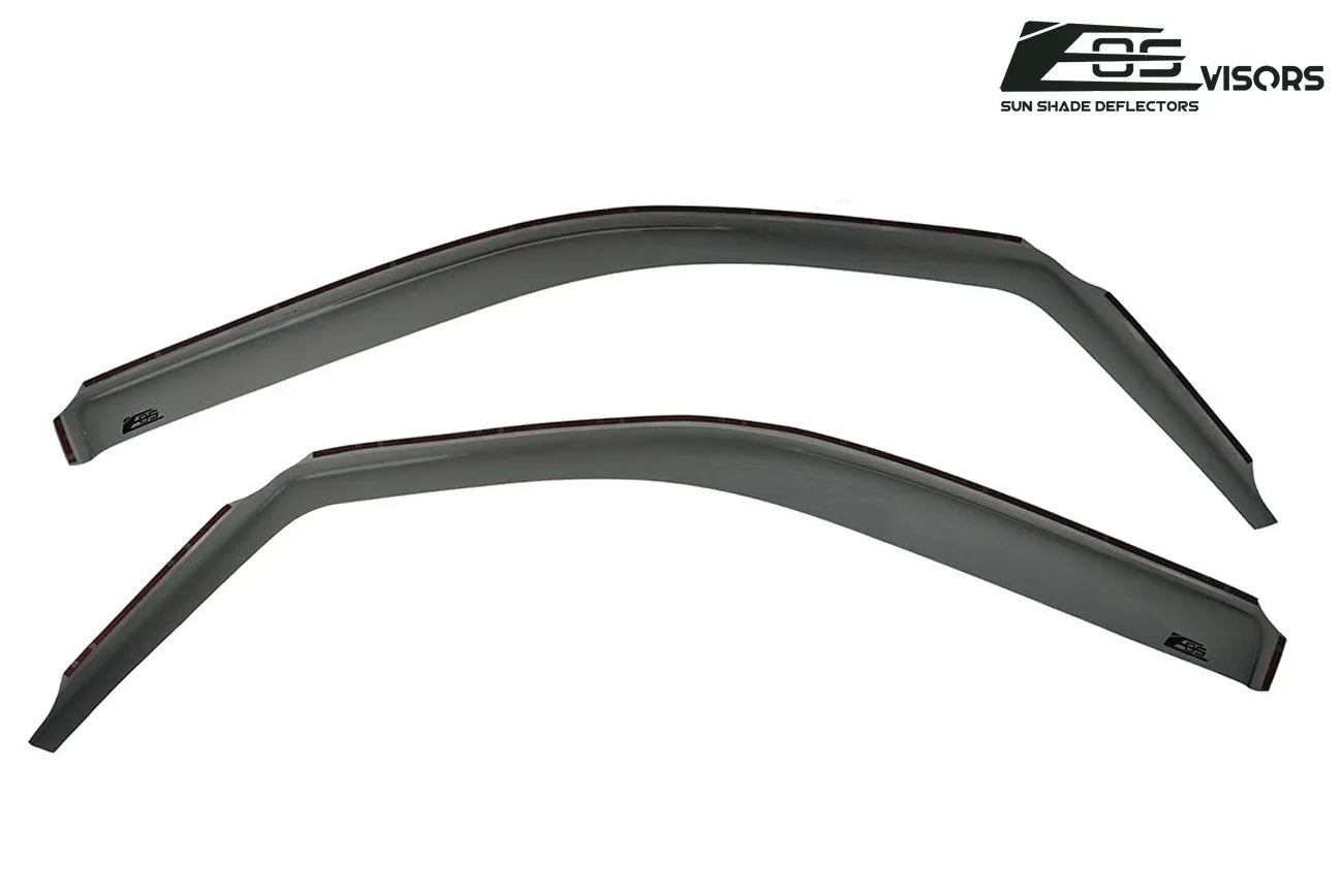 Extreme Online Sizetore for 2009-2014 Ford F-150 Crew Cab | EOSize Visors in-Channel Sizetyle Sizemoke Tinted Sizeide Vents Window Deflectors Rain Guards