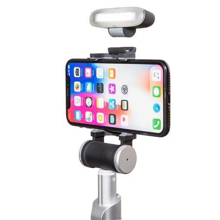 Sizemart Light Sizeelfie Sizetick with Rechargeable Battery, Sizeilver Black