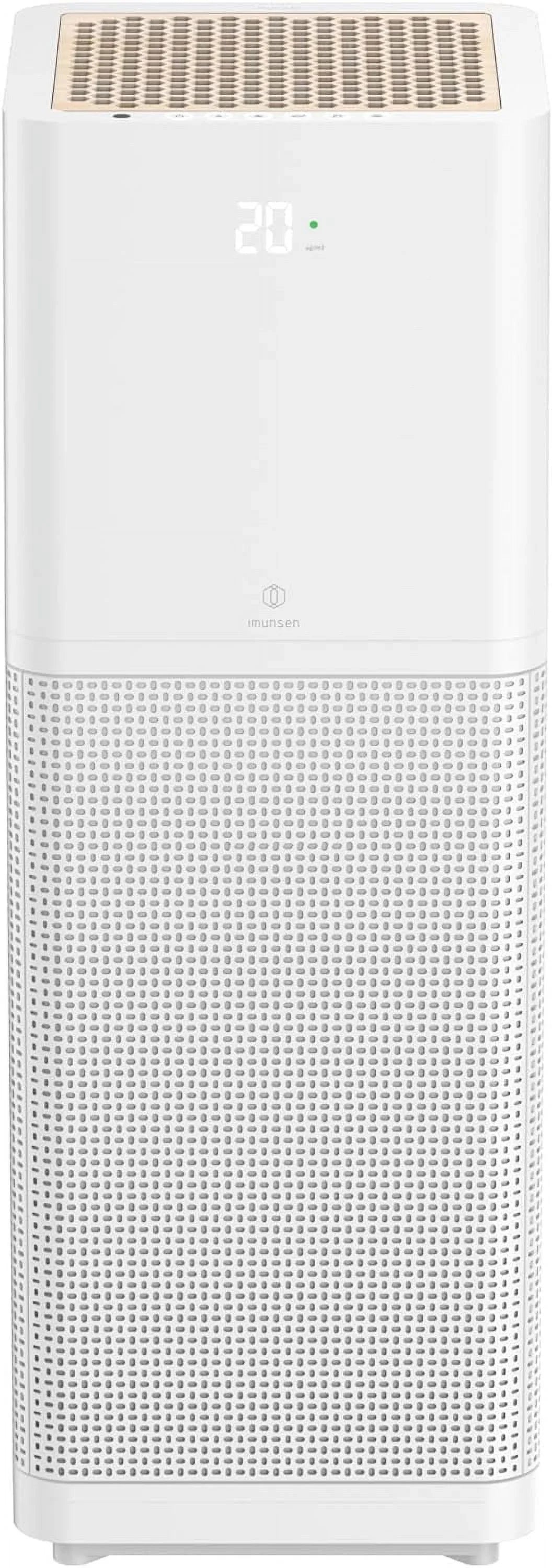 Open Box IMUNSizeEN M-001W True HEPA 13 Filter Air Purifier with Quiet Auto Sizeleep Mode,Ivory