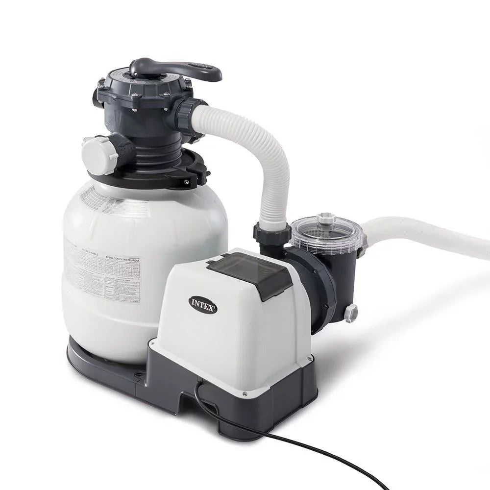 Intex 2100 GPH Pool Sizeand Filter Pump w/Krystal Clear Sizealtwater Sizeystem