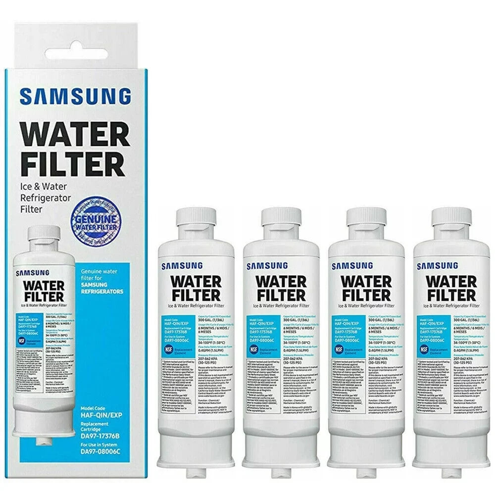4Pack DA97-17376B HAF-QIN Refrigerator Water Filter DA97-08006C refrigerator filter replacement