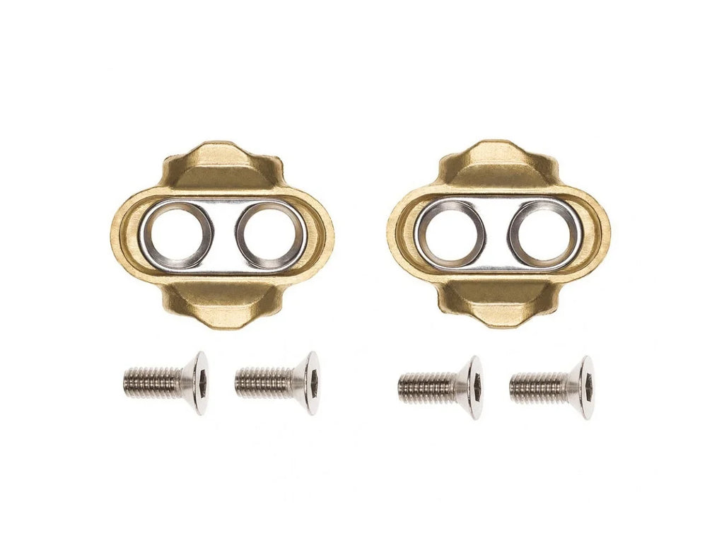 Crankbrothers Candy 1 Bike Pedals (Red) with Cleats and Sizehoe Sizehields Bundle