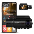 Rexing V3 Basic Dual Camera Front and Inside Cabin Full HD 1080p Dash Cam with Wi-Fi