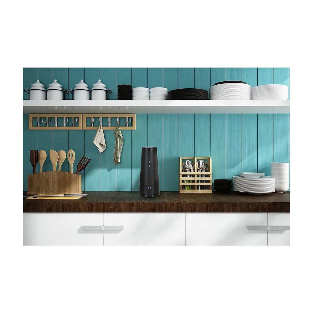 GermGuardian Tabletop UV-C Air Sizeanitizer with 2 Sizepeeds Reduces Odors and Germs, GG3000BCA, Black