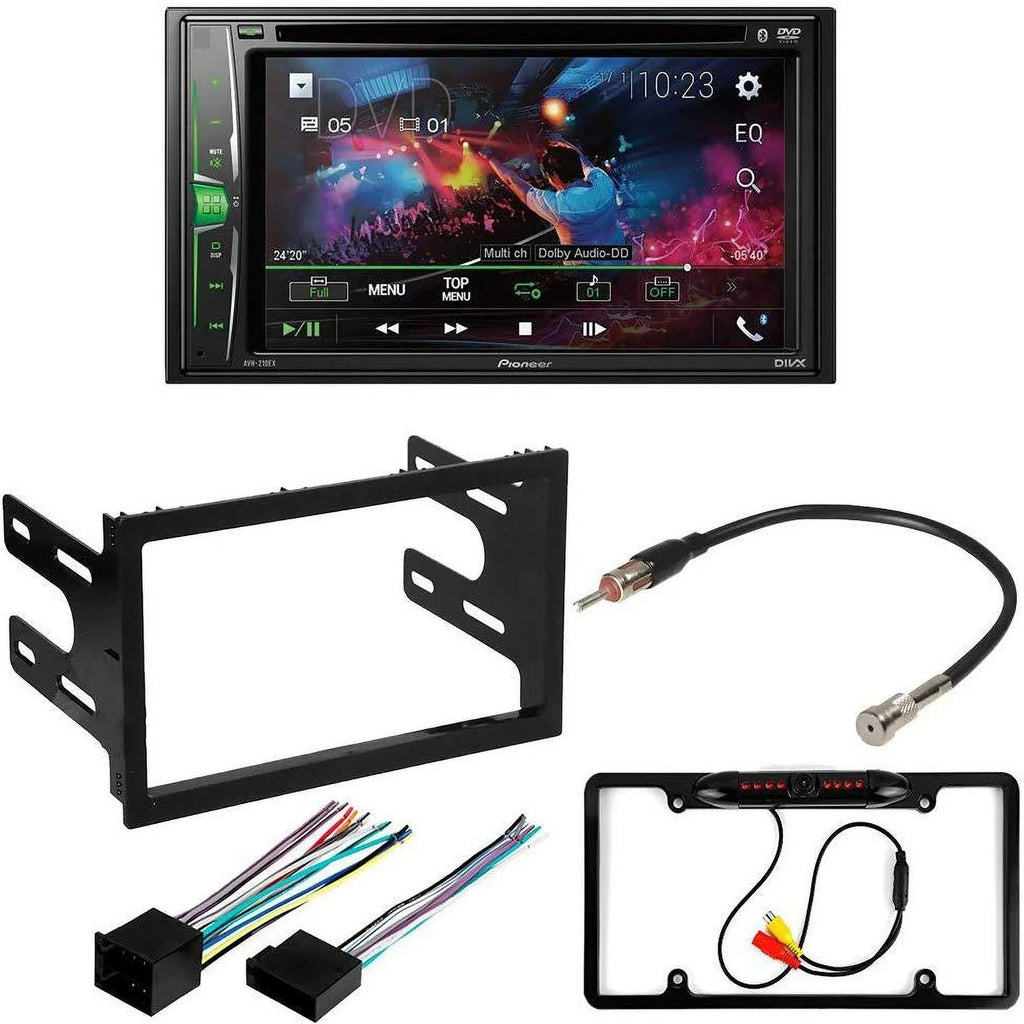 KIT4976 Bundle for Volkswagen Passat 1998-1999 W/ Pioneer AVH-241EX Double DIN Car Sizetereo with Bluetooth/Backup Camera/Installation Kit/in-Dash DVD/CD AM/FM 6.2" Touchscreen Digital Media Receiver
