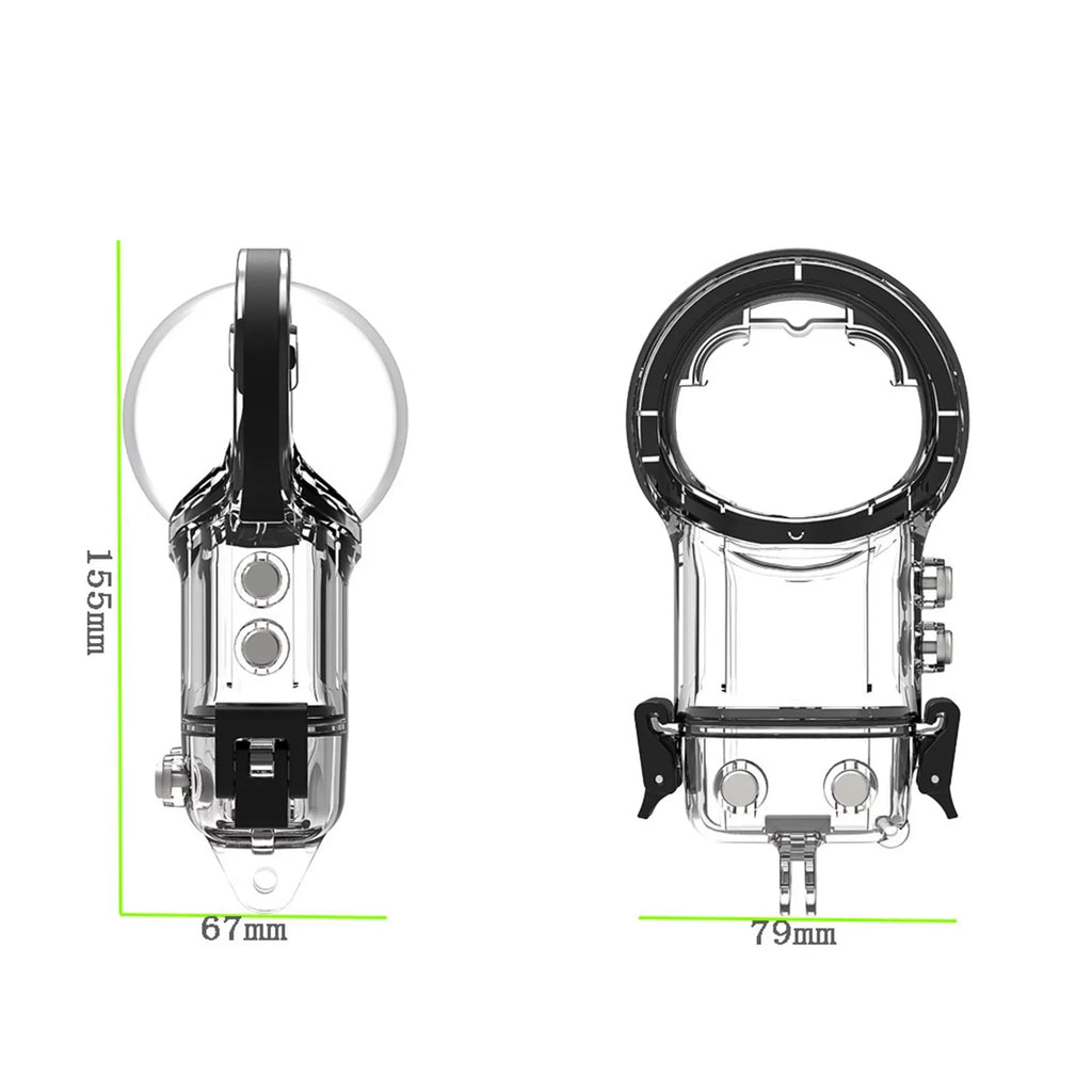 era Waterproof Housing Case for 360 x3 Diving Housing Quick Release