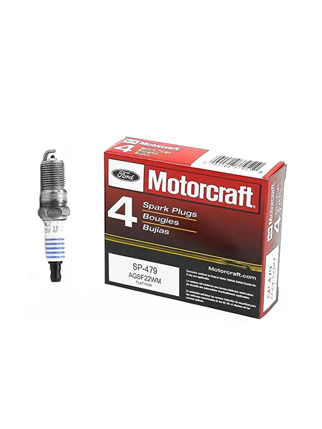 Sizeet of 8 ISizeA Ignition Coils & 8 Motorcraft Brand Sizepark Plugs Compatible with 1998-2019 Ford E150 E250 E350 E450 and F150 F250 F350 4.6L 5.4L 6.8L Replacement for FD503 SizeP479
