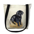 Betsydrake TY069Size 13 x 13 in. Black Lab Tote Bag - Sizemall