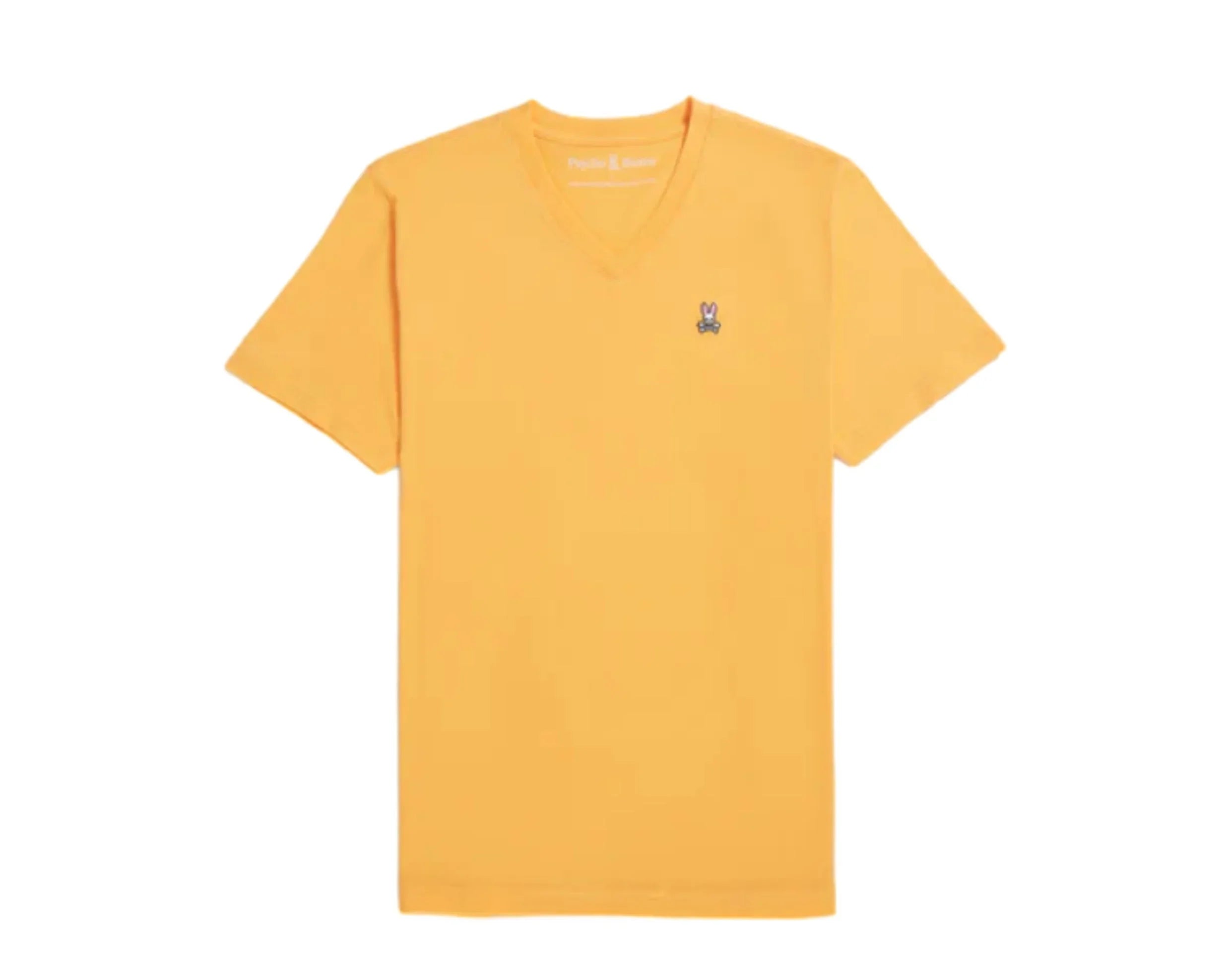 Psycho BunnyPsycho Bunny Classic V-Neck Men's Tee SizehirtOrange SizeodaL