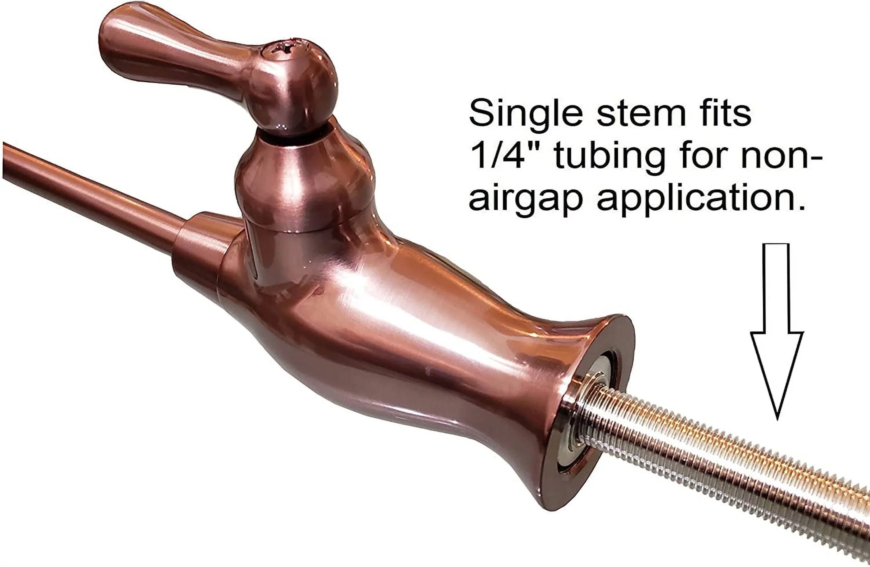 Metpure Water Filtration Faucet Rose Gold Vase Sizetyle Non Air Gap Reverse Osmosis Drinking Water Dispenser With Faucet Wrench