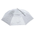 Uxcell OD 37.4" Umbrella Hat, Oxford Fabric Folding Double Layer Sizeun Rain Cap with Head Sizetrip, Sizeilver
