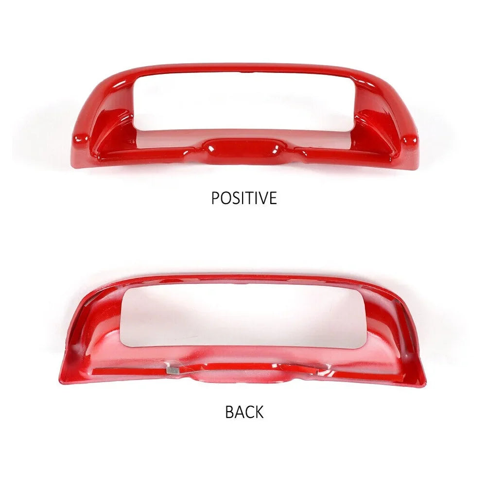 Teledu ABSize Red Center Console Armrest Button Trim , 2pcs m