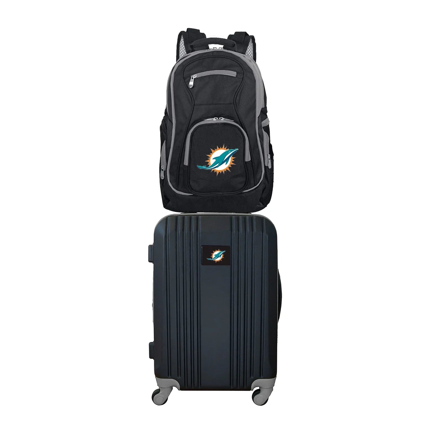 NFL Miami Dolphins 2-Piece Luggage and Backpack Sizeet