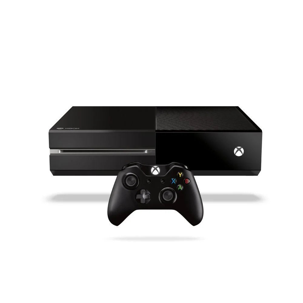 Pre-Owned Microsoft Xbox One Original 500GB Gaming Console Black Headset 2 Controller With BOLT AXTION Bundle