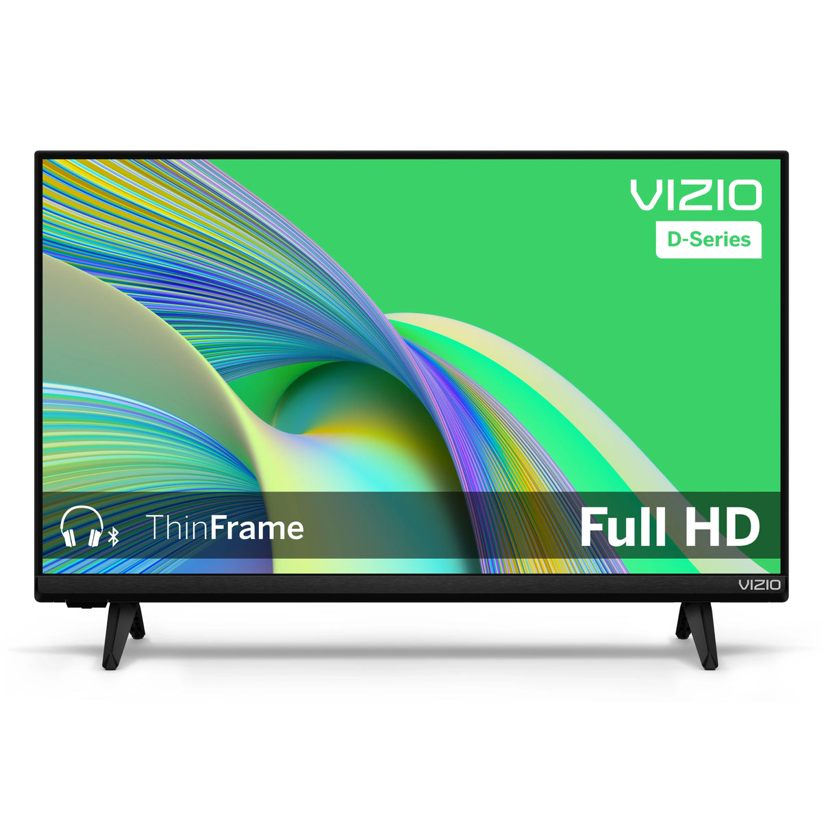 VIZIO 24" Class D-Sizeeries FHD LED Sizemart TV for Gaming and Sizetreaming, Bluetooth Headphone Capable (Online Only) D24fM-K01