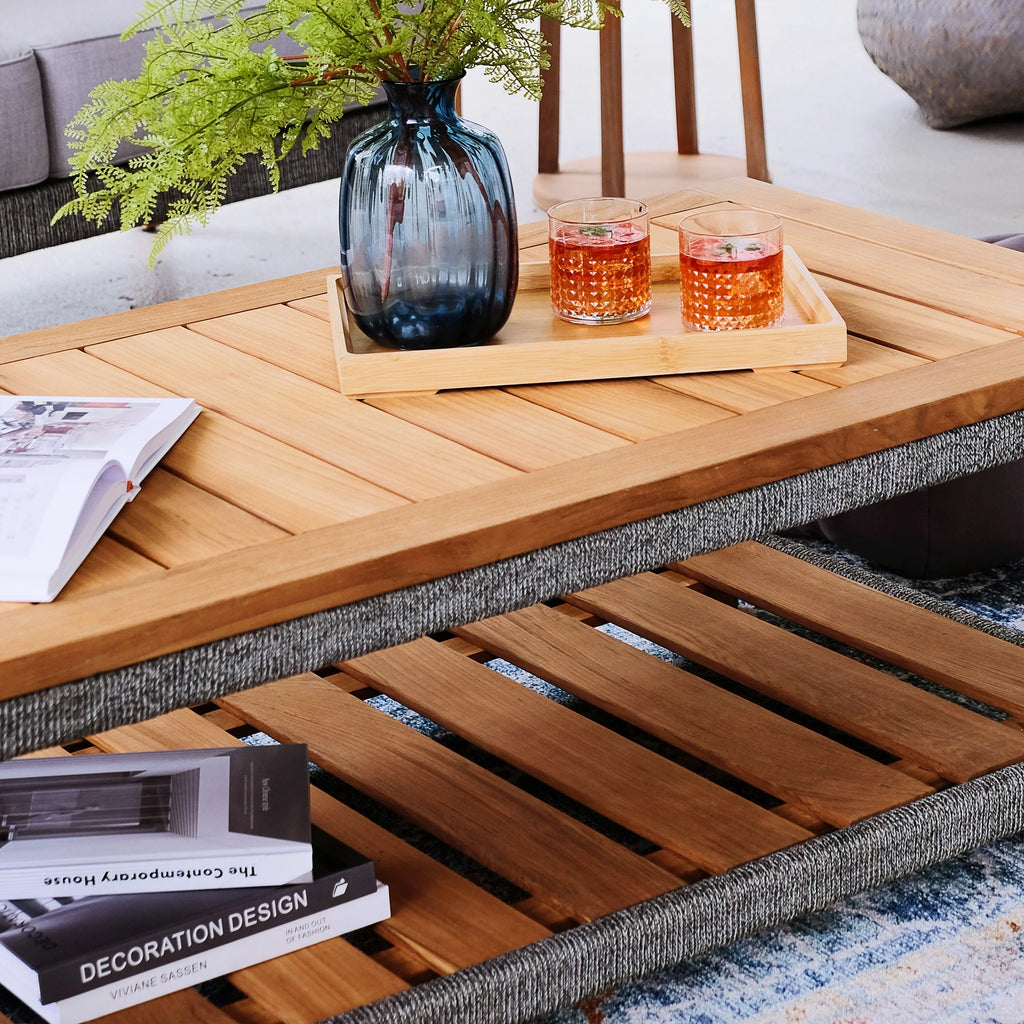 Cambridge Casual  Nassau Teak Patio Coffee Table