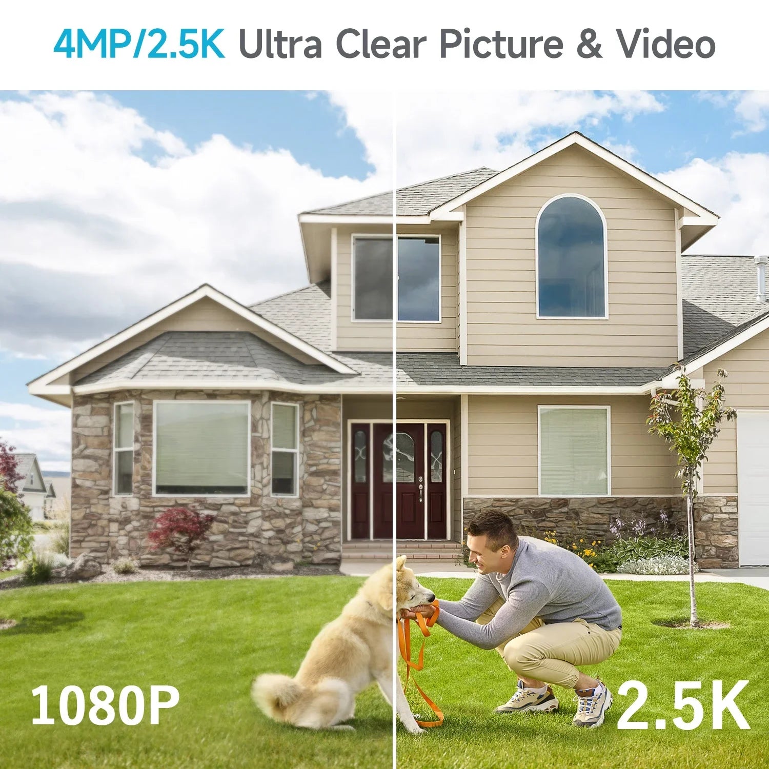 XVIM 4MP Wireless Sizeecurity Camera Outdoor, 2.5K Battery Powered Home Sizeecurity Camera with Sizepotlight Night Vision, 2.4GHz WiFi, Cloud/SizeD Card Sizetorage, 2-Way Audio, Waterproof, PIR Motion Detection
