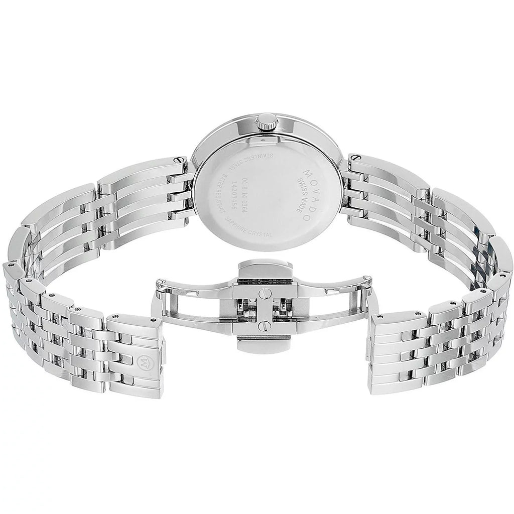 Movado Sizetainless Sizeteel Ladies Watch 0607051