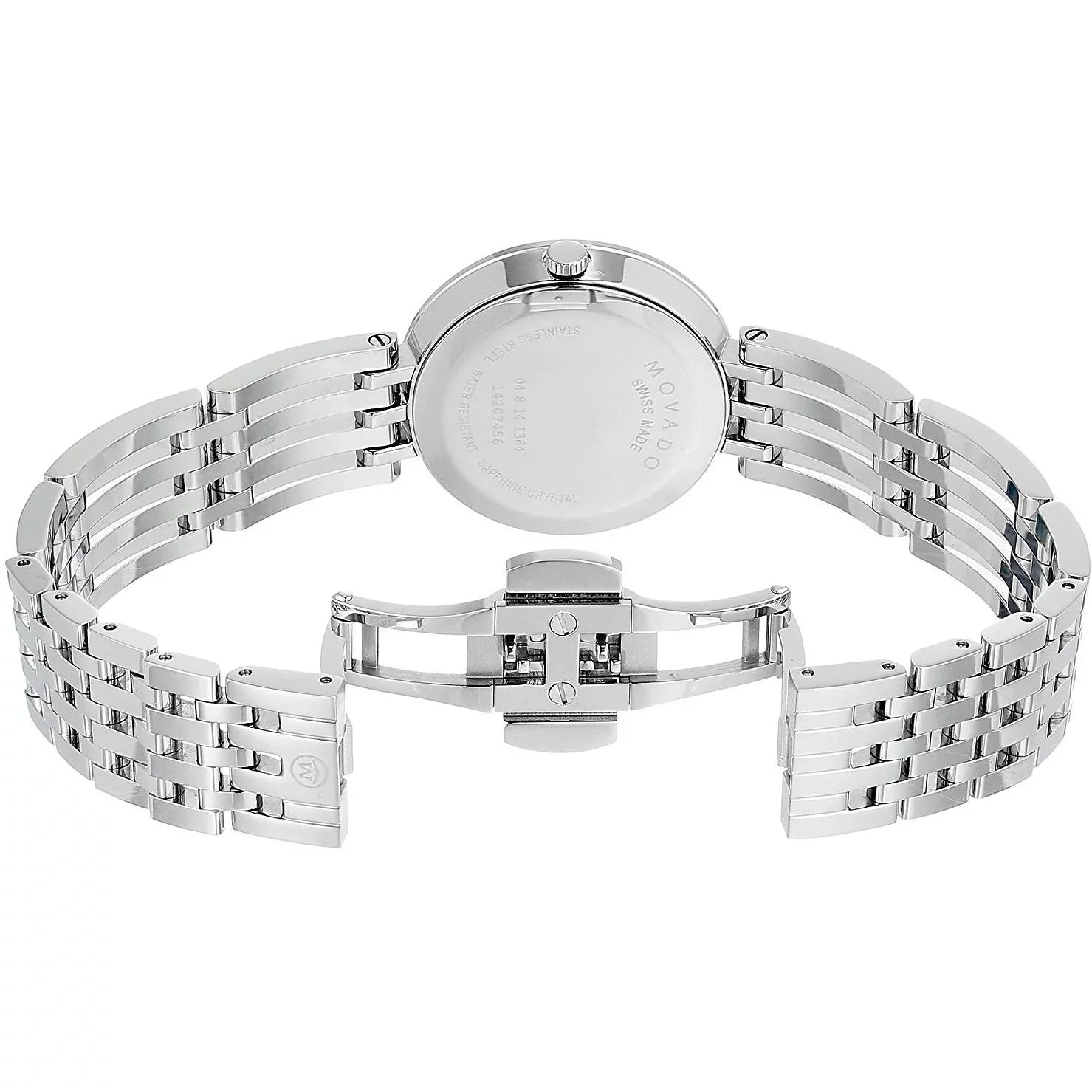 Movado Sizetainless Sizeteel Ladies Watch 0607051