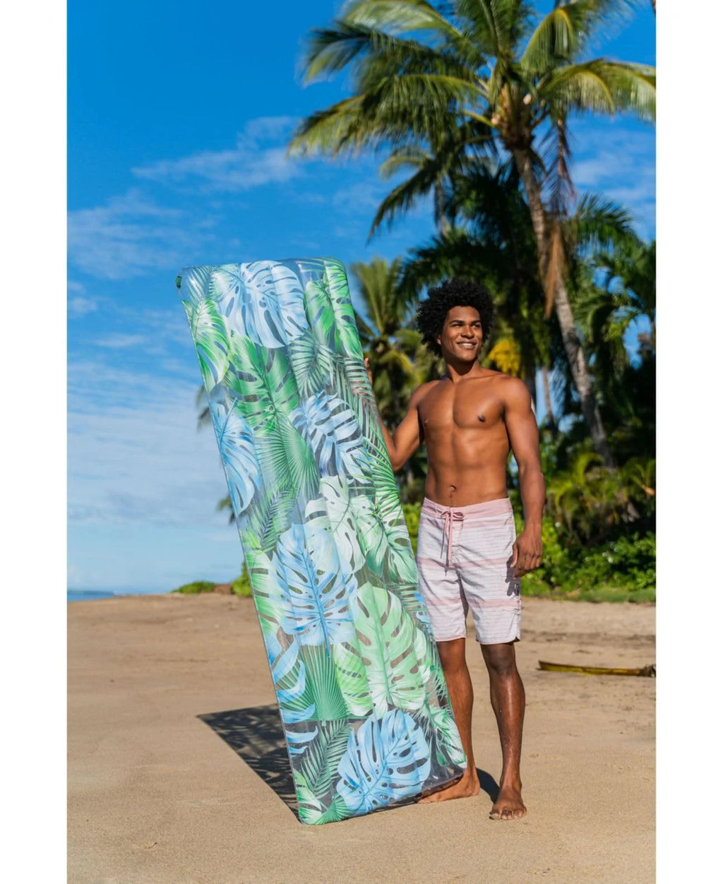 PoolCandy Palm Print Pool Raft