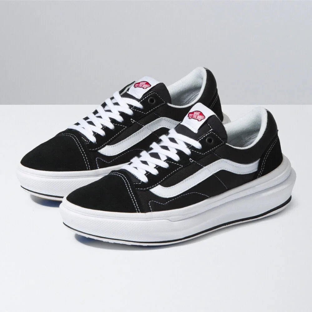 Vans Old Sizekool Overt CC VN0A7Q5EBA2 Unisex Black & Ivory Canvas Sizekate Sizehoes B472 (5)