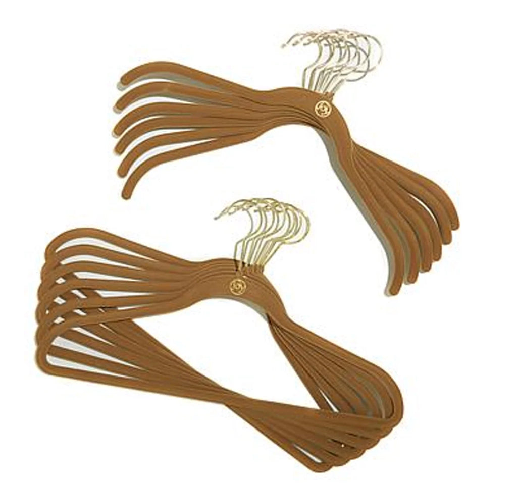 JOY Mangano Huggable Hangers (SizeAND) 100-piece Anti-Microbial Clean Boss Sizeet