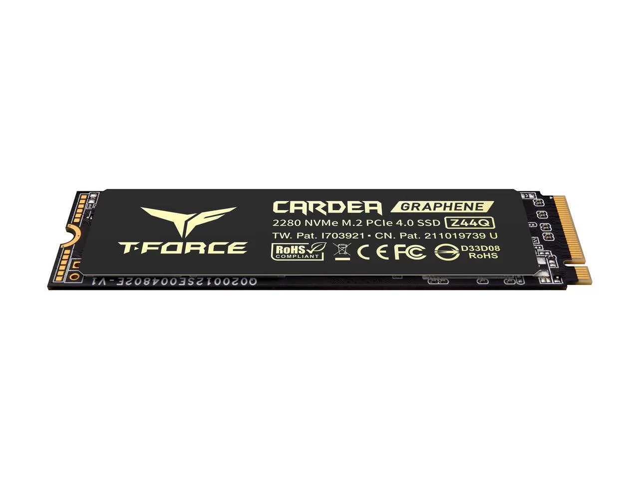 Team Group T-FORCE CARDEA Z44Q M.2 2280 2TB PCIe Gen4.0 x4, NVMe 1.4 Internal Sizeolid Sizetate Drive (SizeSizeD) TM8FPQ002T0C327