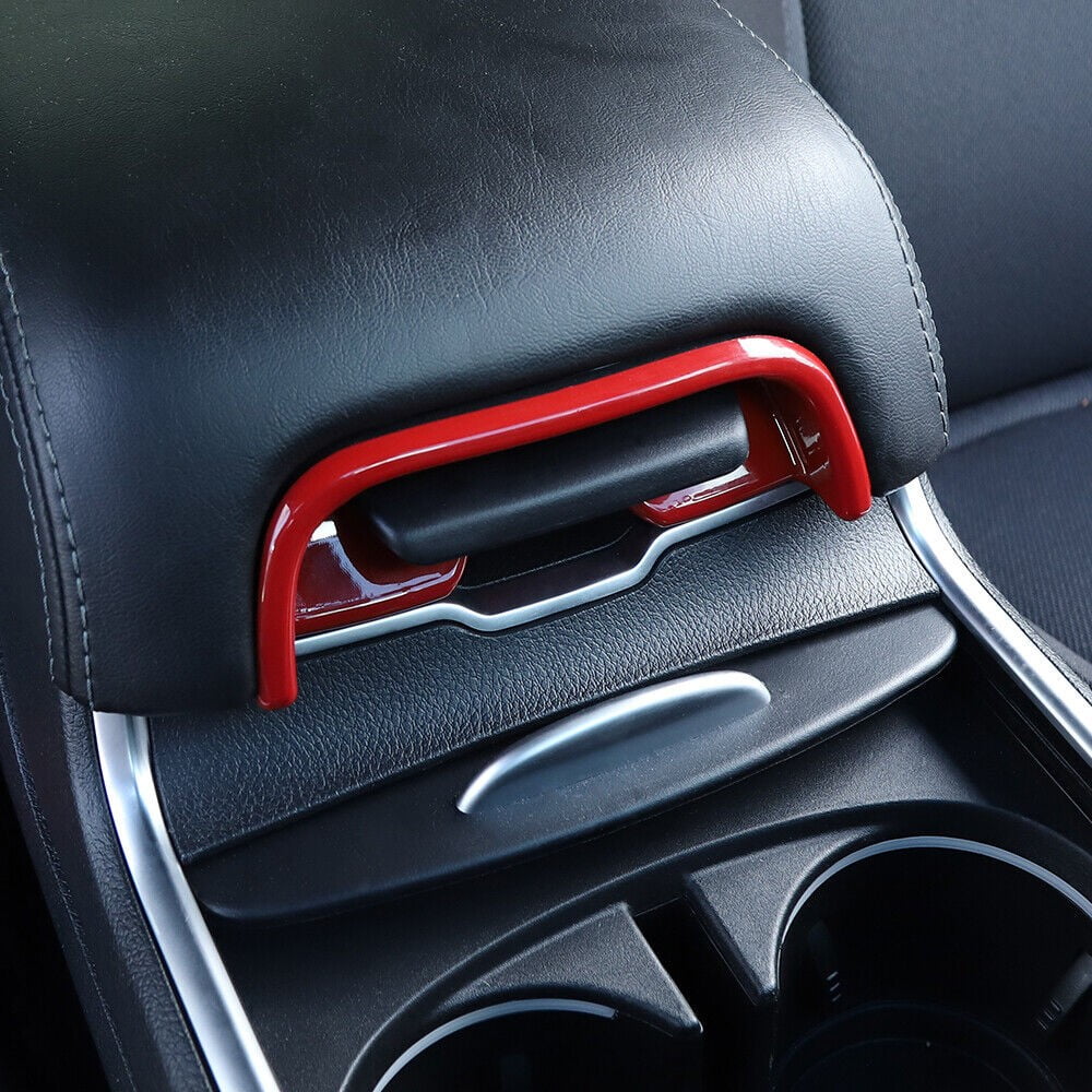 Teledu ABSize Red Center Console Armrest Button Trim , 2pcs m