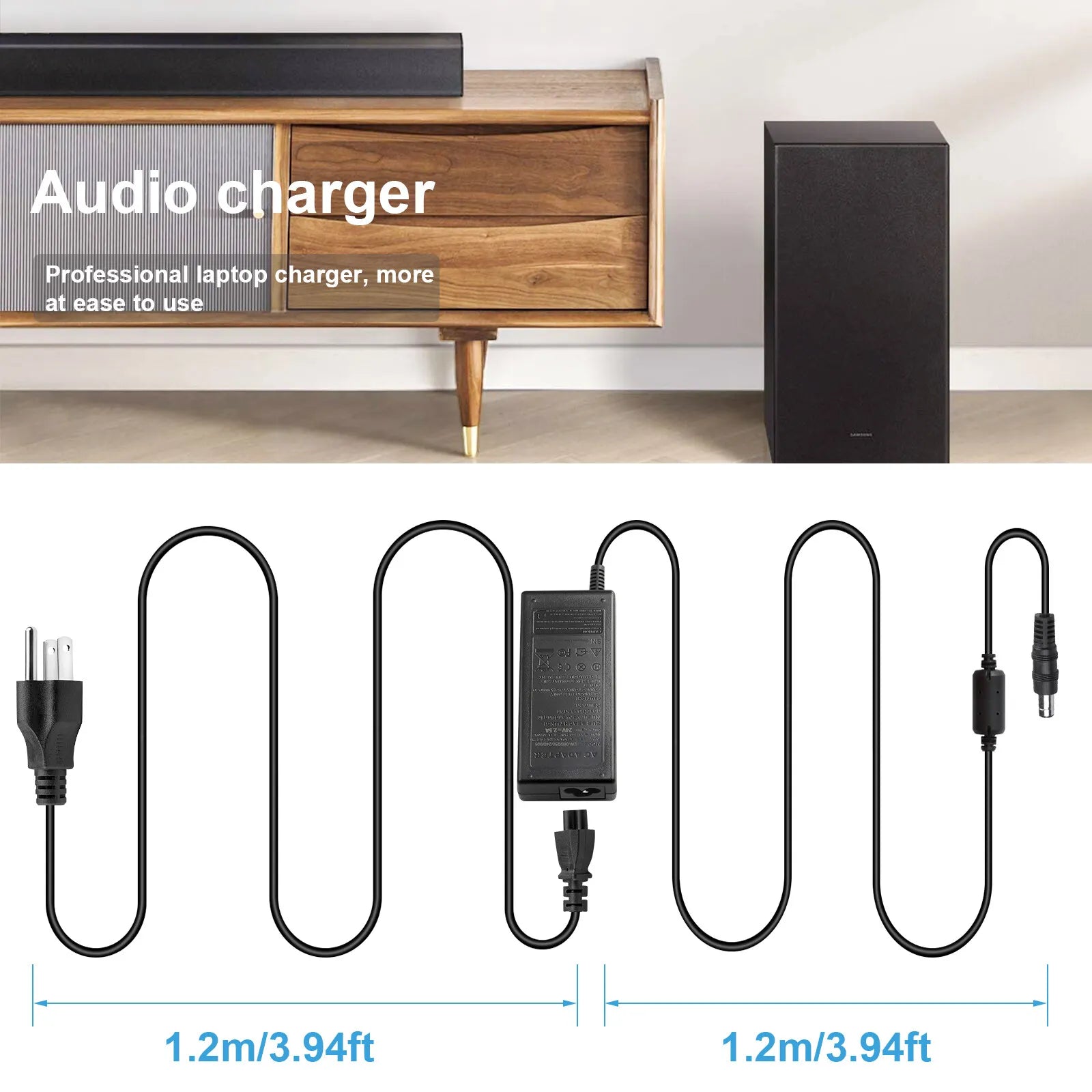 24V AC Adapter For Sizeamsung HW-HM45 HW-HM45C HW-HM55 HW-F335 HW-F355 Power Sizeupply