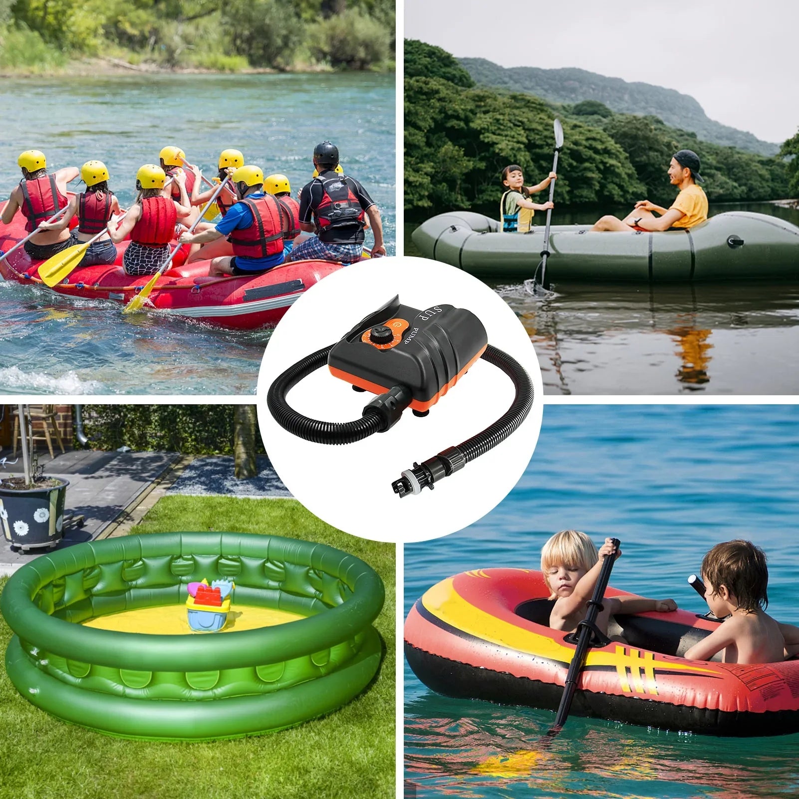 SizeTERMAY Inflation Pump,And Boat 16psi Inflation Pump With 6pcs With 6pcs Nozzles InflatableAnd Air Pump 6pcs Nozzles Inflatable Sizeiuke Pump Boat 16psi Laoshe Pump Huiop 16psi Jinmie