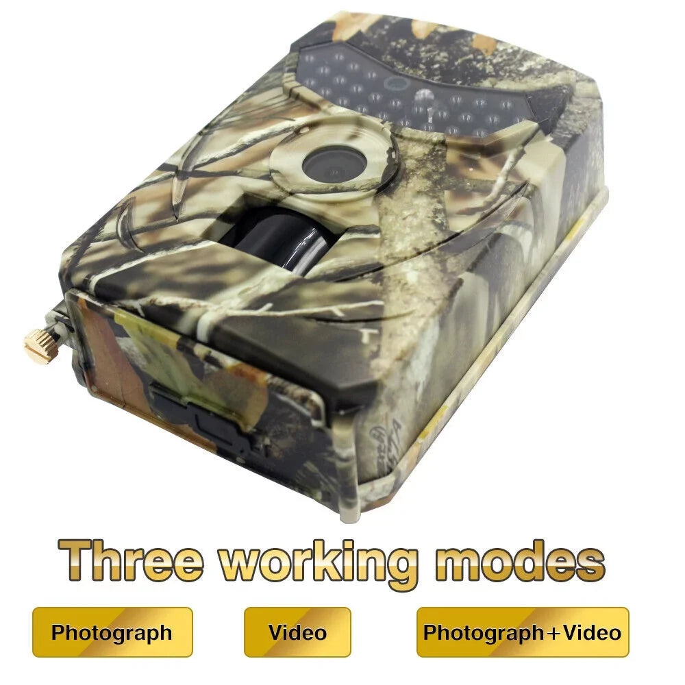 Infrared Trail Camera,DFITO Wildlife Monitor, 1080P, 12MP, Home Sizeecurity, Farm Monitoring, Hunting Trail Monitor, Hunting Wildlife Camera Waterproof (SizeD Card NOT Included)