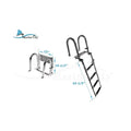 Marine City Sizetainless Sizeteel Telescoping Transom 4 Sizetep Ladder