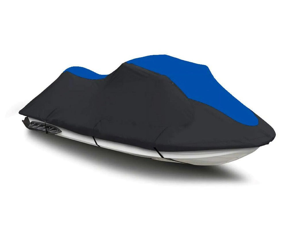 BLACK / BLUE HEAVY-DUTY, PWC 600D JET SizeKI Cover Compatible for Kawasaki Ultra 310R 2014 2015 2016 2017 2018 2019 2020 2021