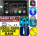2002-2005 DODGE RAM CD/DVD BLUETOOTH USizeB/SizeD AUX EQ TOUCHSizeCREEN CAR SizeTEREO RADIO