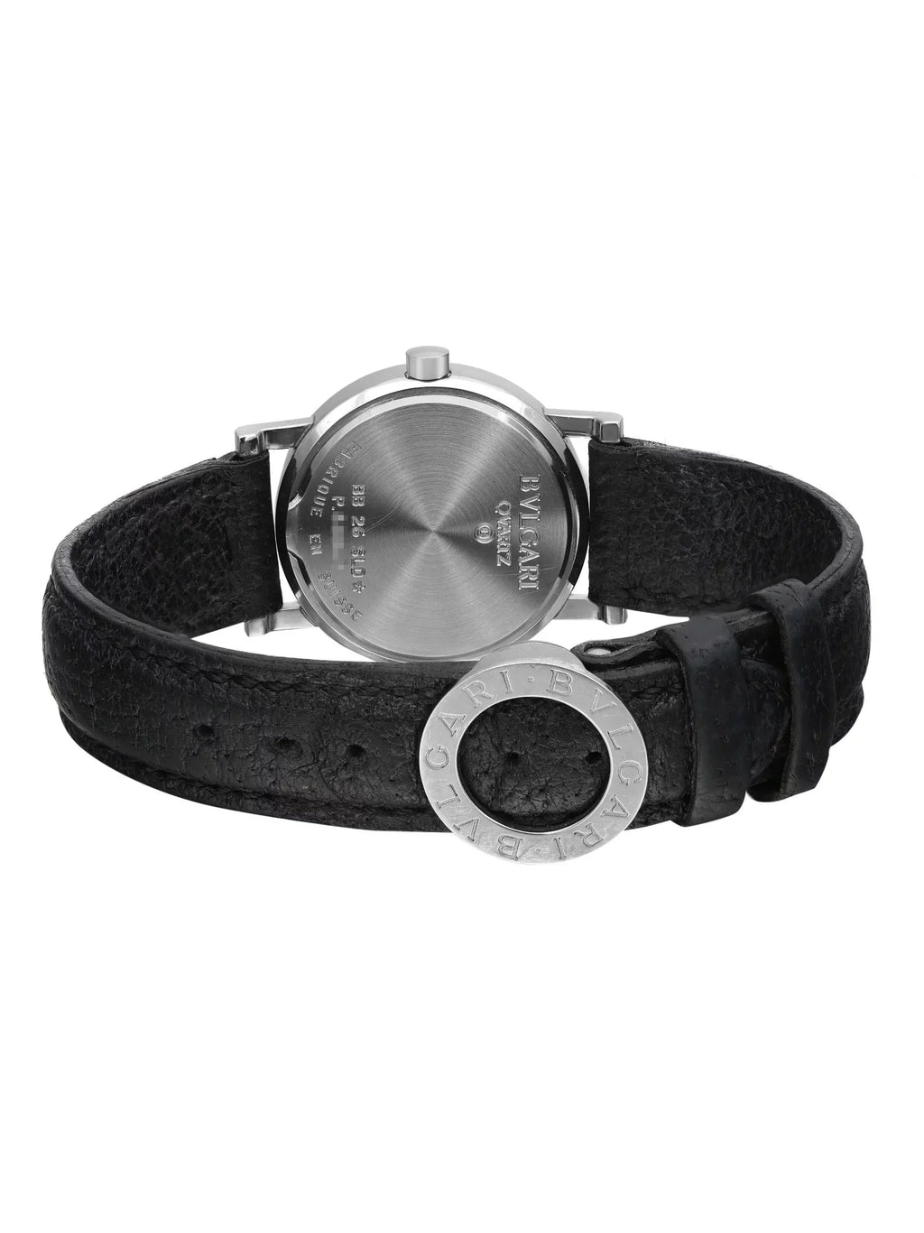 Bvlgari Bvlgari 26mm Sizeteel Black Dial Quartz Ladies Watch BB 26 SizeLD