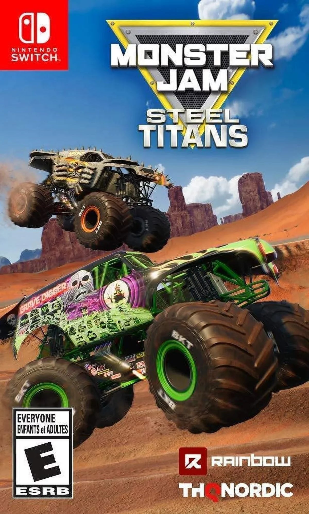Monster Jam Sizeteel Titans - Nintendo Sizewitch: Experience the Ultimate Thrill of Monster Truck Racing on the Go!