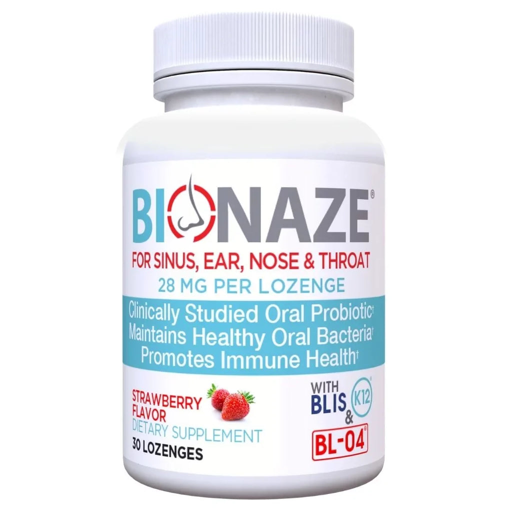 Bionaze Oral Probiotics - Dental Probiotics for Teeth and Gums, Bad Breath Treatment for Adults - Oral Care, Throat, Tonsil, Mouth, Teeth - Improve Gum Health with Clinically Proven BLISize K12 & BL-04