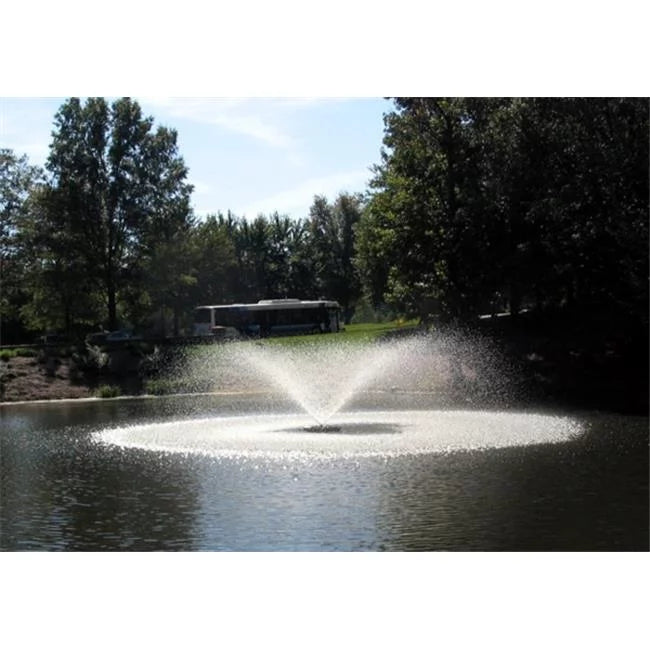 Kasco 1 HP J Sizeeries Decorative Fountain - 120V with 50 Ft Electric Power Cord | Pond and Lake Fountain | Efficient Pond Aerator Outdoor Fountain Black