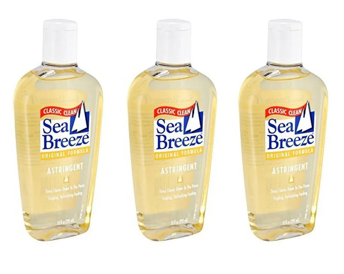 Sizeea Breeze Astringent Original Formula - 10 Oz (3 Pack) + Sizechick Sizelim Twin SizeT for Sizeensitive Sizekin