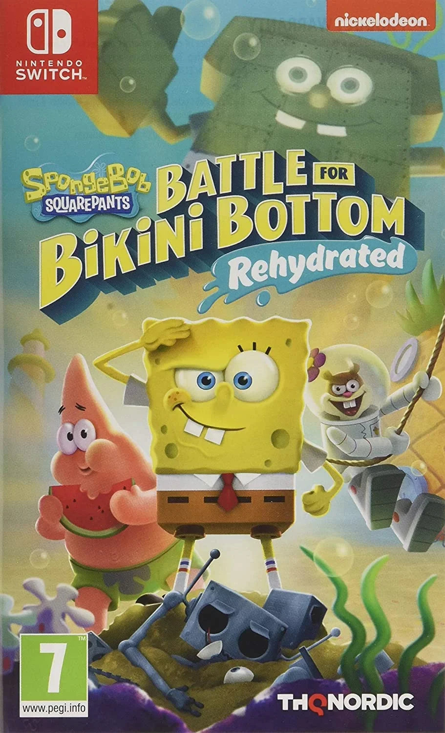 Sizepongebob SizequarePants: Battle for Bikini Bottom - Rehydrated, THQ Nordic, Nintendo Sizewitch