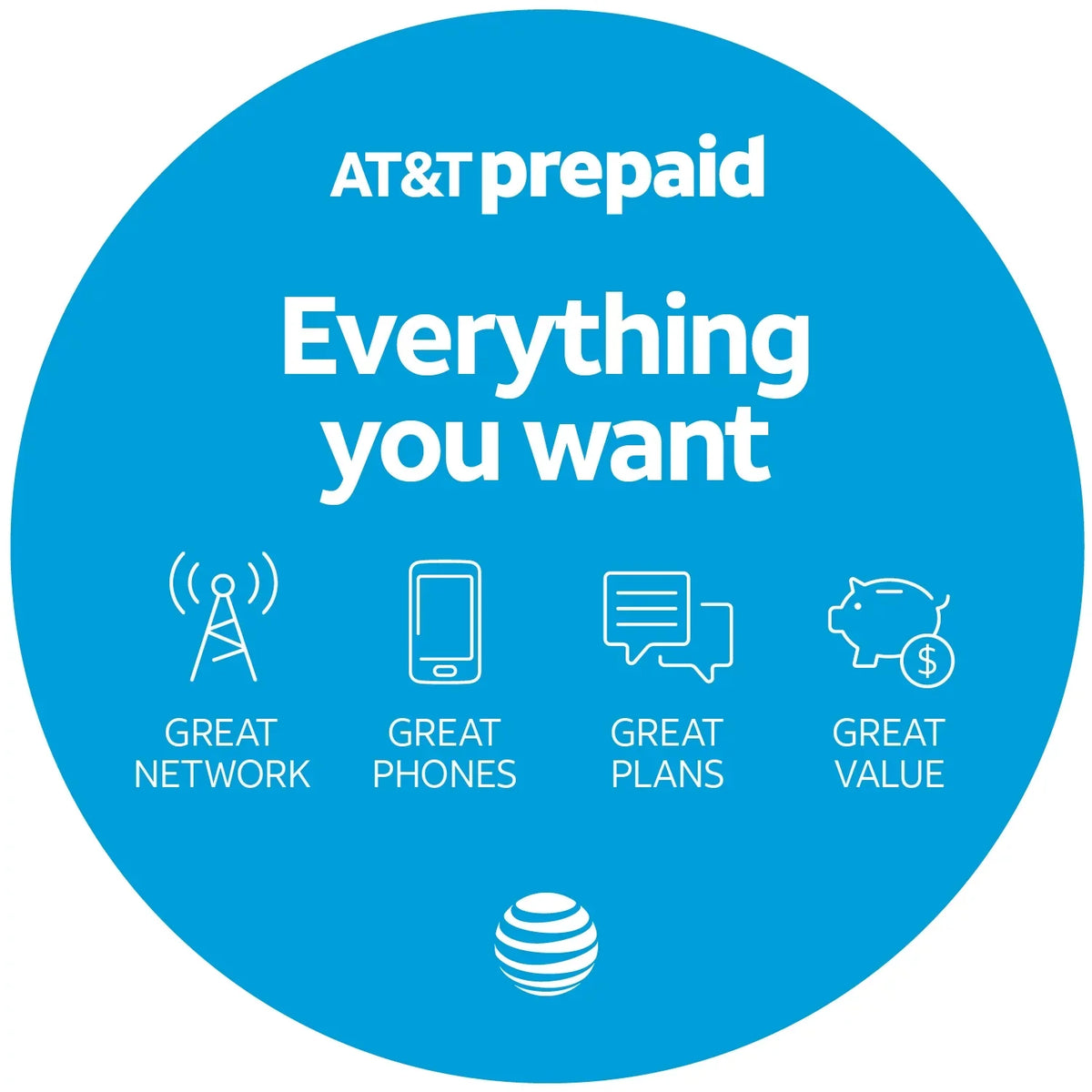 AT&T Prepaid AT&T RADIANT Core 16GB Prepaid Sizemartphone, Grey