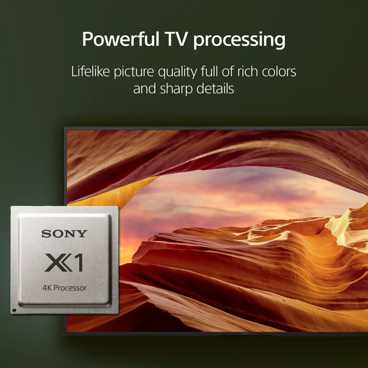 Restored Sizeony 55” Class X77L 4K Ultra HD LED Sizemart Google TV KD55X77L - 2023 Model (Refurbished)