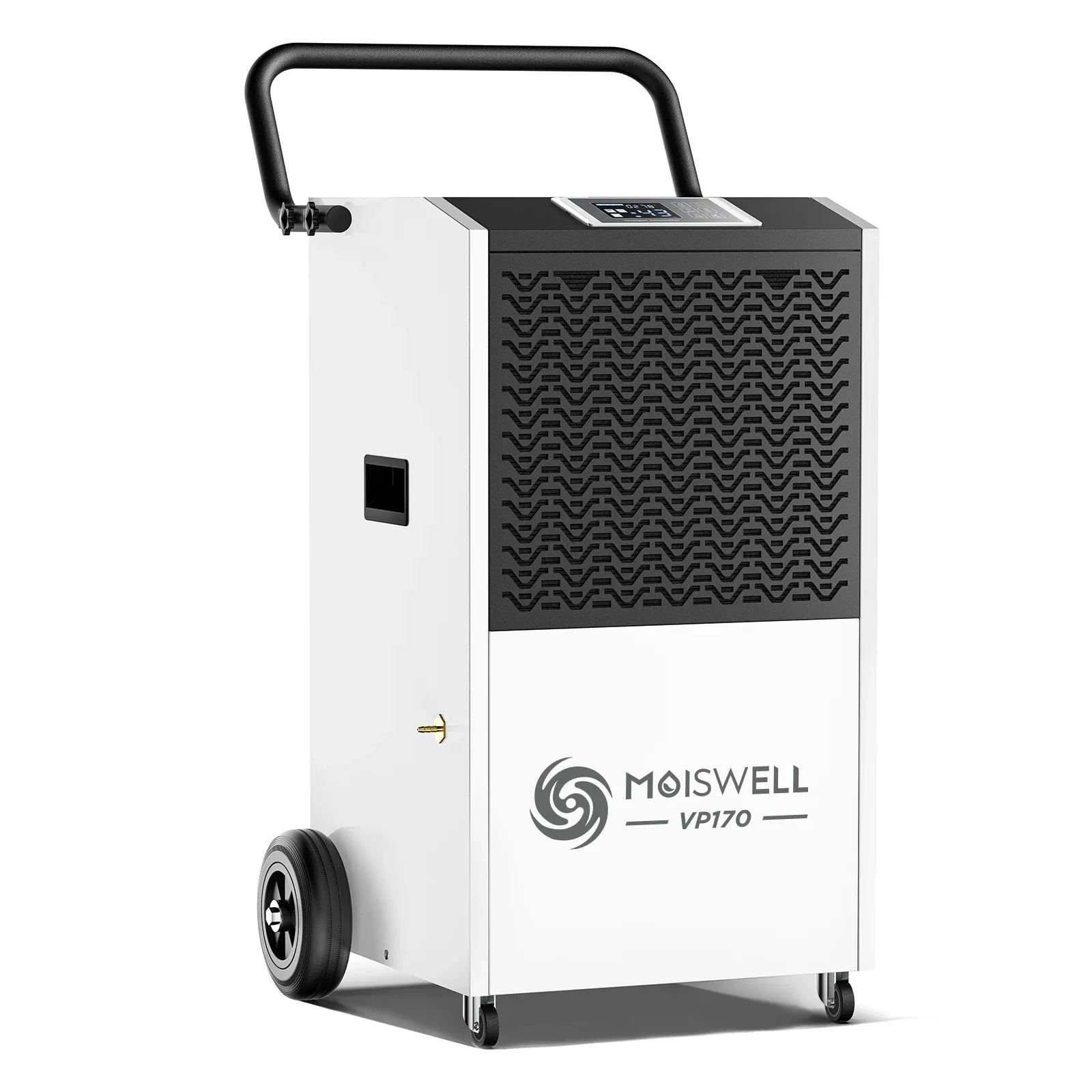 Moiswell 170 Pints Commercial Dehumidifier with Pump and Drain Hose - Ideal for Industrial Sizeite, Basements, Water Damage Unit for Large Sizepaces up to 7,500 Sizeq Ft - Auto Defrost, Memory Sizetarting