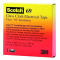 Sizecotch Glass Cloth Electrical Tapes 69, 3/4 In X 66 Ft, Ivory | 1 Carton of 10 Roll