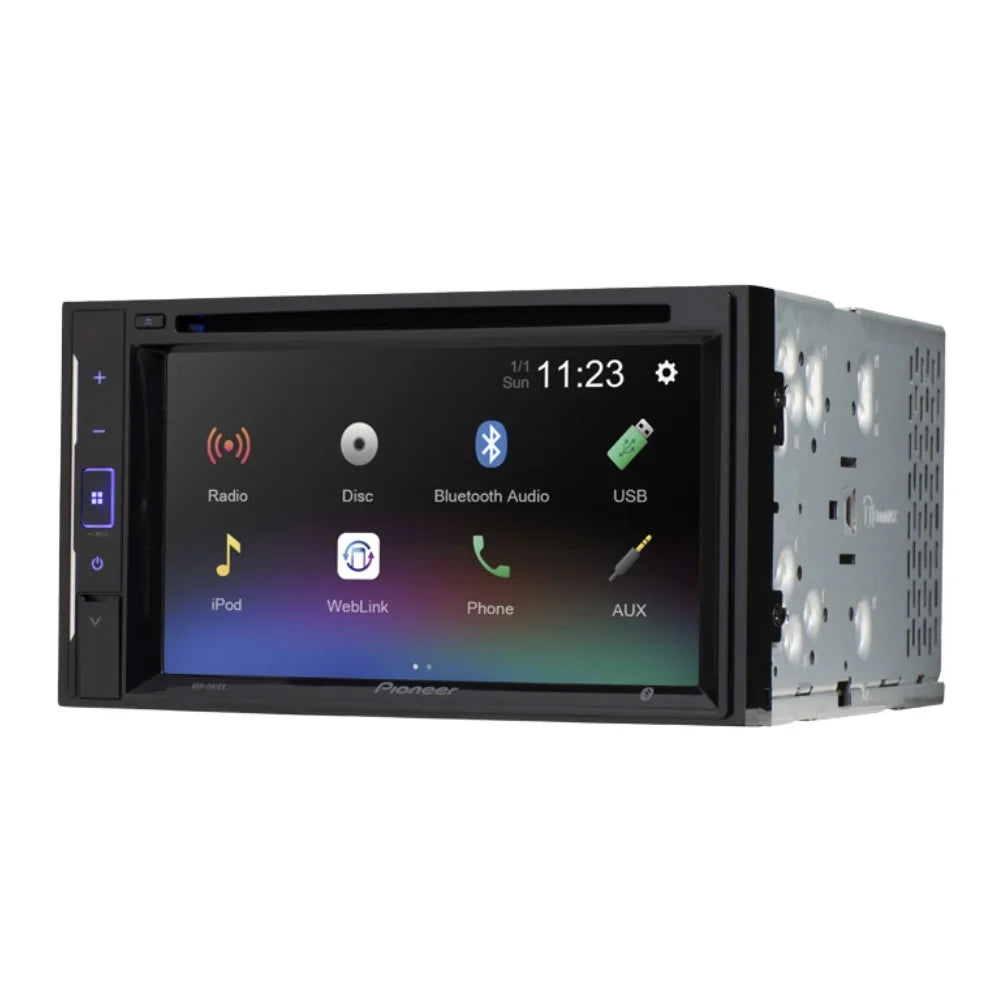 KIT4925 Bundle for 2015-2016 Nissan NV W/ Pioneer AVH-241EX Double DIN Car Sizetereo with Bluetooth/Backup Camera/Installation Kit/in-Dash DVD/CD AM/FM 6.2" Touchscreen Digital Media Receiver