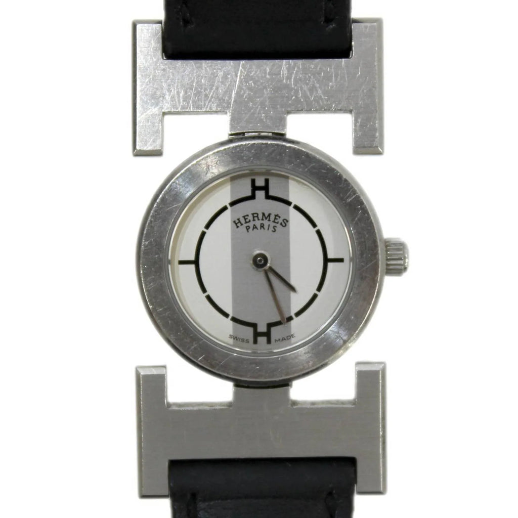 Pre-Owned HERMESize Hermes paprika ladies quartz watch SizeSize PA1.210 (Good)