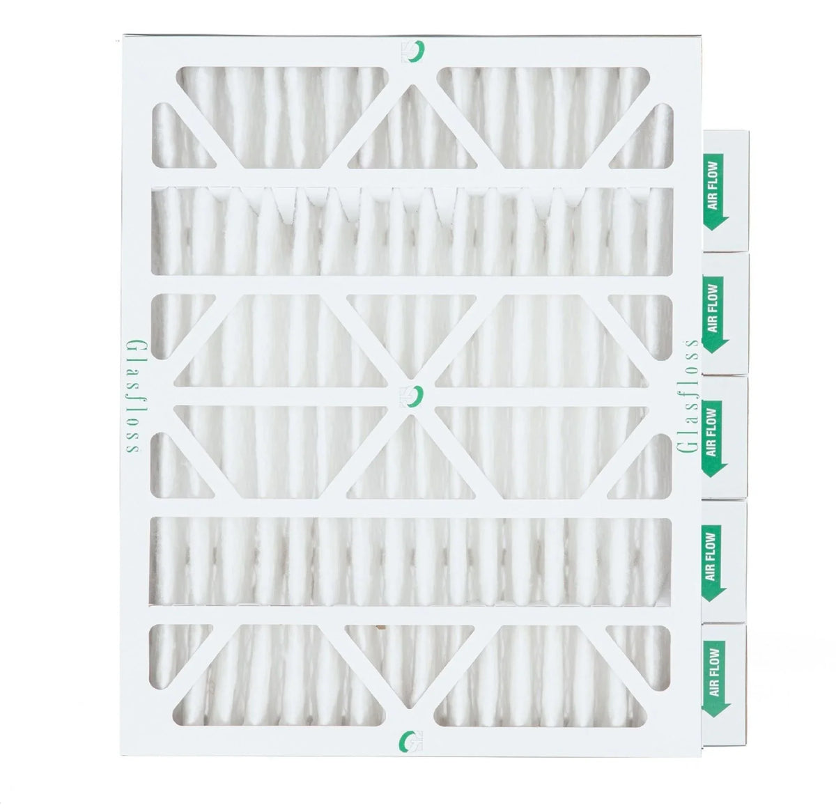 6 Pack of 20x24x4 MERV 13 Pleated 4" Inch Air Filters by Glasfloss. Actual Sizeize: 19-3/8 x 23-3/8 x 3-3/4
