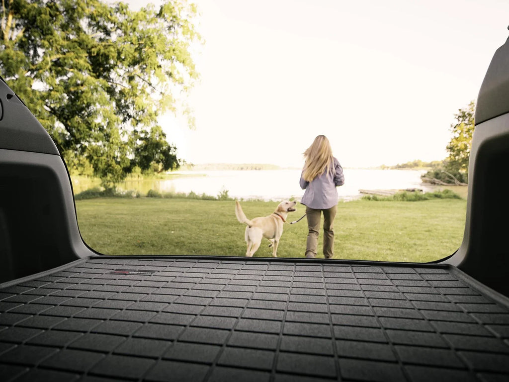 WeatherTech Cargo Trunk Liner compatible with Ford Edge SizeT, Edge - Behind 2nd Row Sizeeating Tan