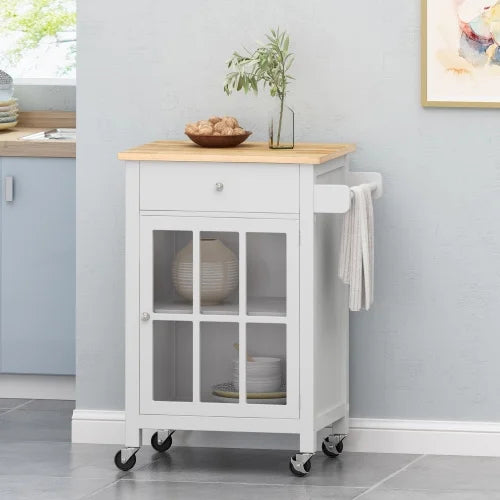 Kitchen cart, suitable for outdoor barbecue and mobile kitchen.